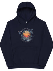 Load image into Gallery viewer, Coconuts & Papayas Pacific Sunset Kids fleece hoodie