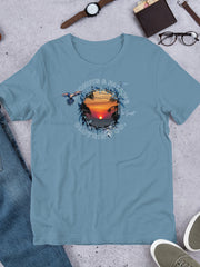 Load image into Gallery viewer, Coconuts & Papayas Pacific Sunset Short-Sleeve Unisex Men’s T-Shirt