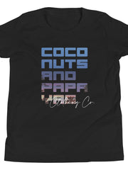 Load image into Gallery viewer, Coconuts and Papayas Loud Call Youth Short Sleeve T-Shirt