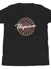 Load image into Gallery viewer, Support Polynesian Athletes Youth Short Sleeve T-Shirt