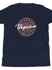 Load image into Gallery viewer, Support Polynesian Athletes Youth Short Sleeve T-Shirt