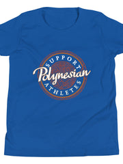 Load image into Gallery viewer, Support Polynesian Athletes Youth Short Sleeve T-Shirt