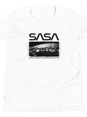 Load image into Gallery viewer, Chillin in Space Youth Short Sleeve T-Shirt