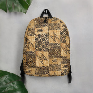 Polynesian Tapa Minimalist Backpack