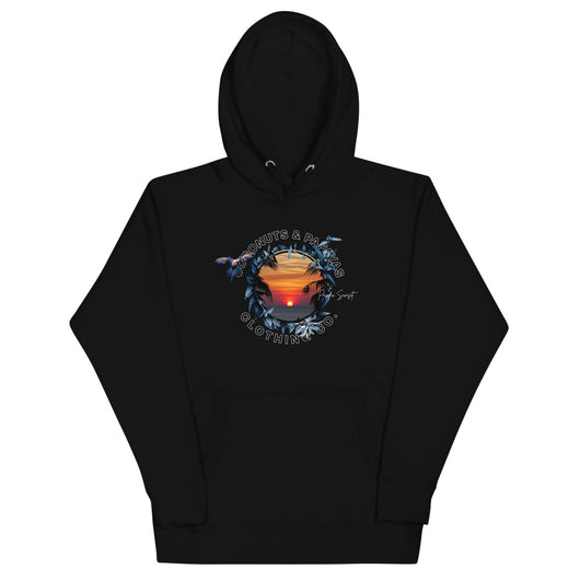 Coconuts and Papayas Sunset Unisex Women’s Hoodie