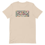Load image into Gallery viewer, Coconuts &amp; Papayas Floral Women's Short-Sleeve T-Shirt
