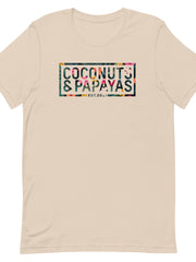 Load image into Gallery viewer, Coconuts &amp; Papayas Floral Women&#39;s Short-Sleeve T-Shirt
