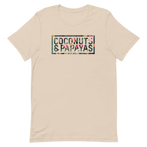Coconuts & Papayas Floral Women's Short-Sleeve T-Shirt