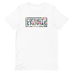 Load image into Gallery viewer, Coconuts &amp; Papayas Floral Women's Short-Sleeve T-Shirt
