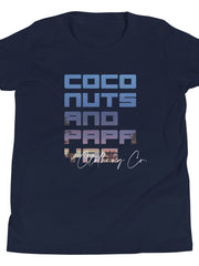 Load image into Gallery viewer, Coconuts and Papayas Loud Call Youth Short Sleeve T-Shirt
