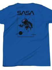 Load image into Gallery viewer, Chillin in Space Youth Short Sleeve T-Shirt
