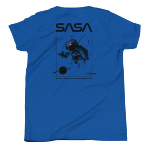 Chillin in Space Youth Short Sleeve T-Shirt